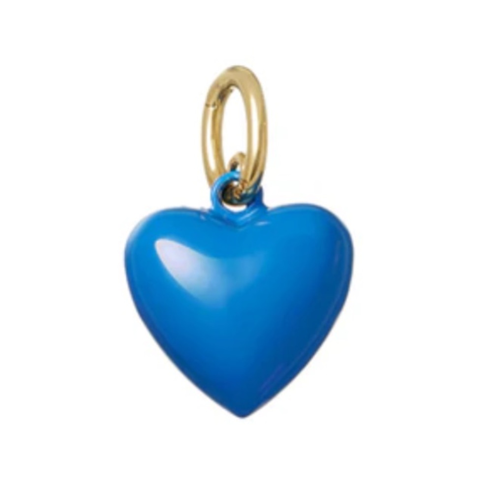 Roxanne Assoulin The Mini Puffy Heart Charms - Blue